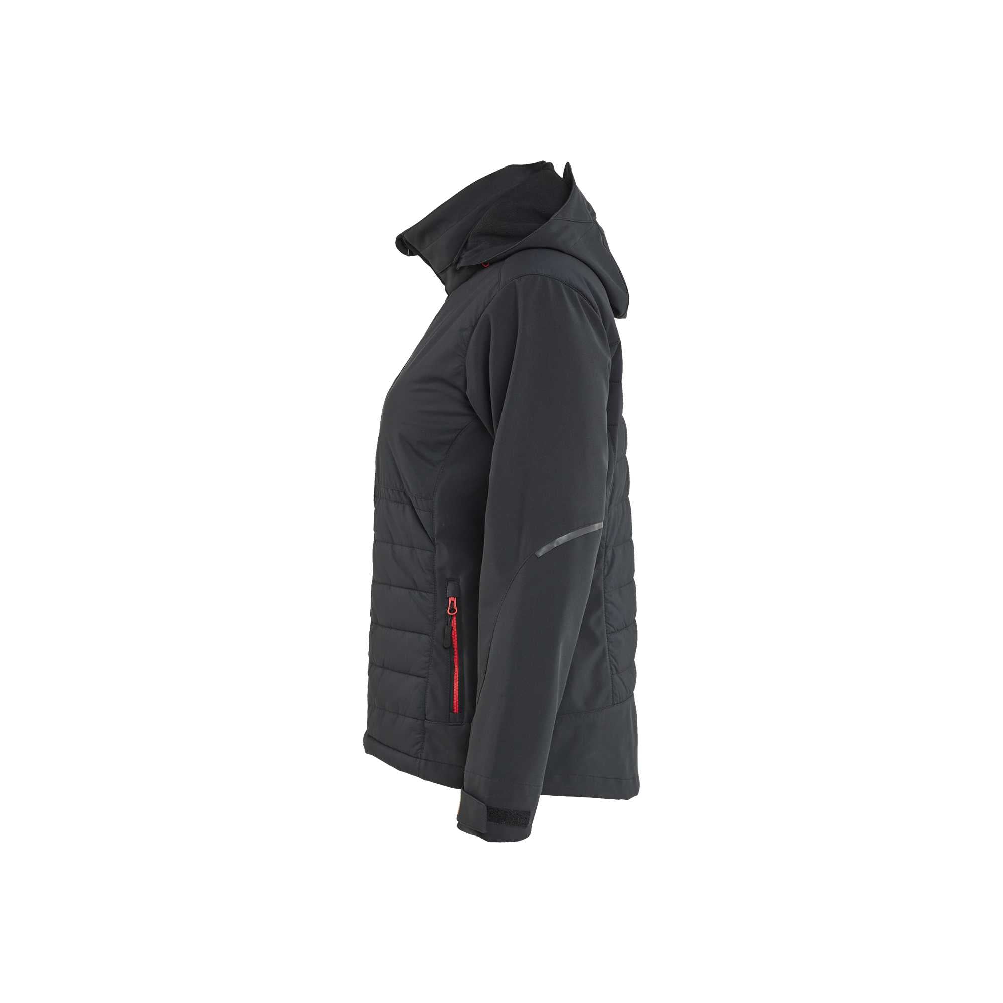 BLAKLADER 47332513 Women's Hybrid Jacket Hi Vis Reflective Softshell Work Jacket WOMEN - Waterproof